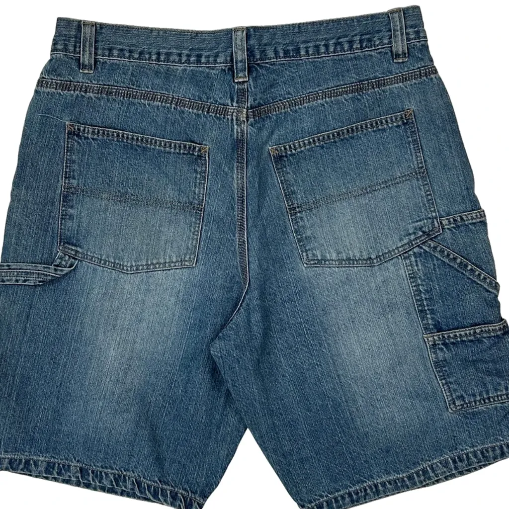 Open Trails Denim Shorts - 34W 10L Blue Cotton - Image 8