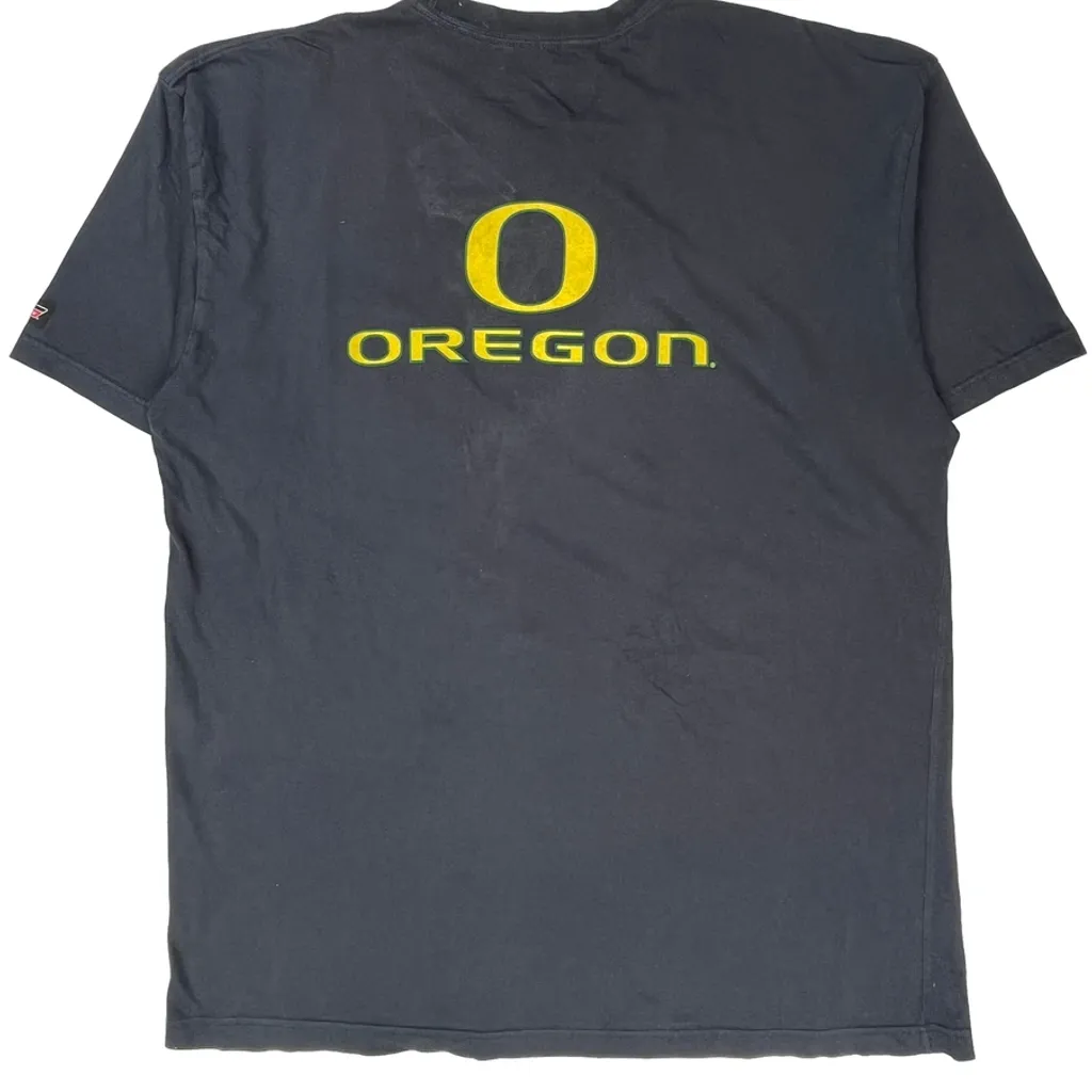 Oregon Ducks Dickies College T-Shirt - 2XL Grey Cotton - Image 7