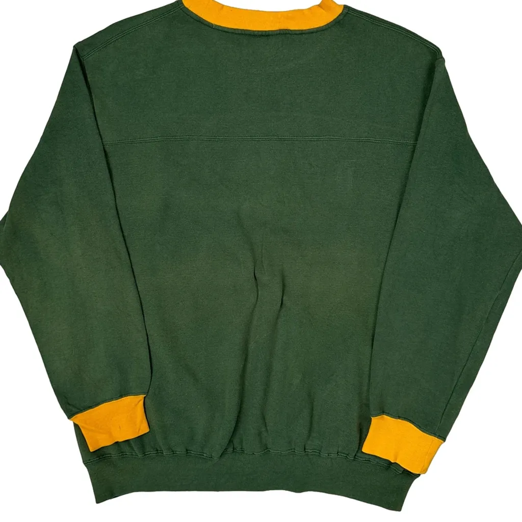 Oregon Ducks Lee Sport College Sweatshirt - Large Green Cotton - Image 6