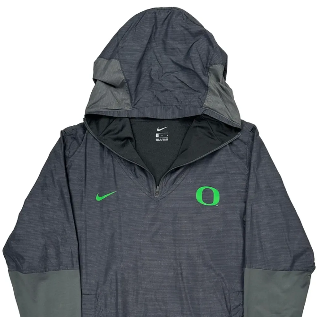 Oregon Ducks Nike Windbreaker - Medium Gray Polyester - Image 3
