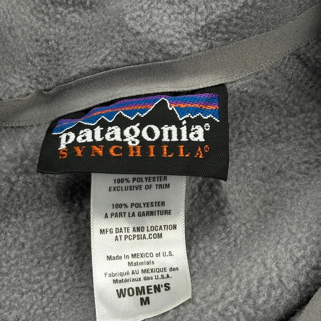 Organic Valley Farmers Owned Patagonia Fleece Jacket - Medium Grey Polyester - Image 3