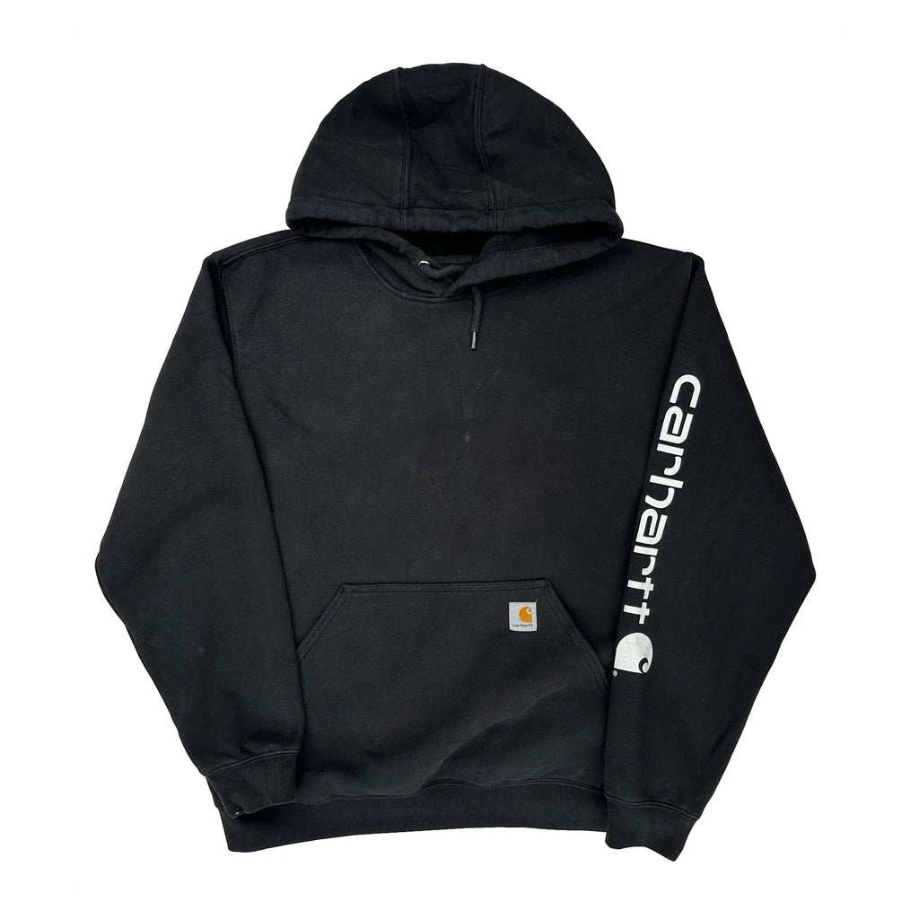 Original Fit Carhartt Hoodie - Large Black Cotton
