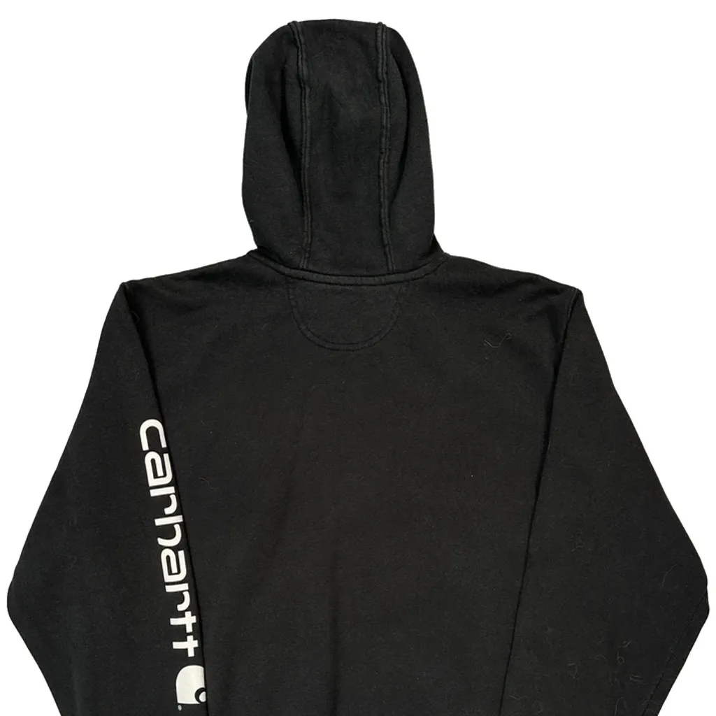Original Fit Carhartt Tall Hoodie - Large Black Cotton - Image 6