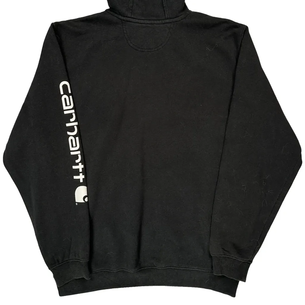Original Fit Carhartt Tall Hoodie - Large Black Cotton - Image 7