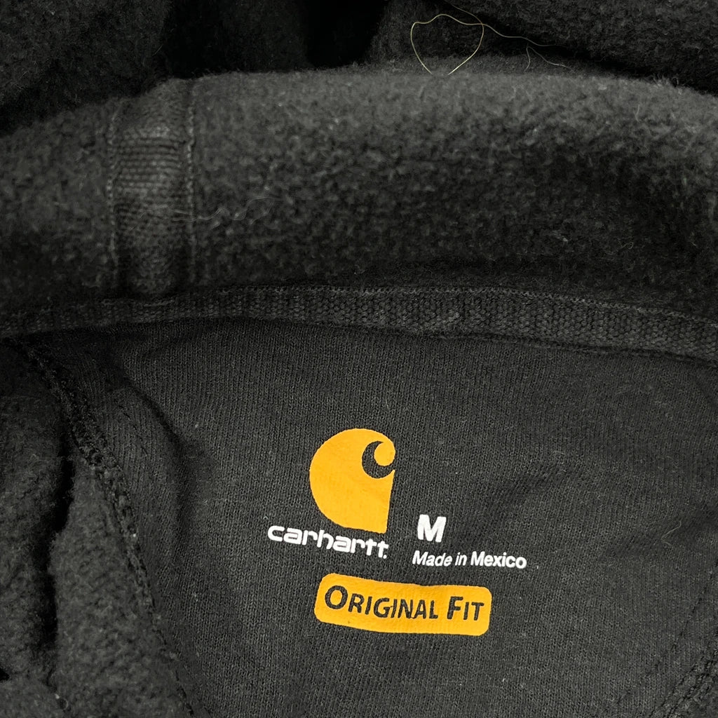 Original Fit Carhartt Hoodie - Medium Black Cotton - Image 3