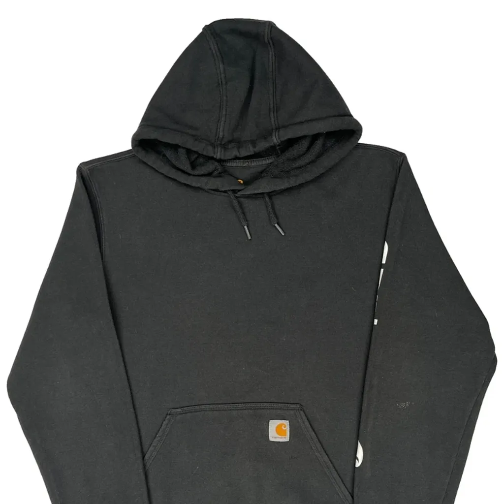 Original Fit Carhartt Hoodie - Medium Black Cotton - Image 4