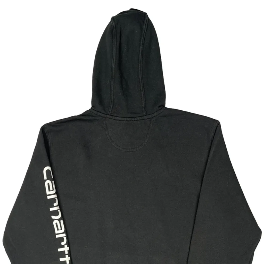 Original Fit Carhartt Hoodie - Medium Black Cotton - Image 7