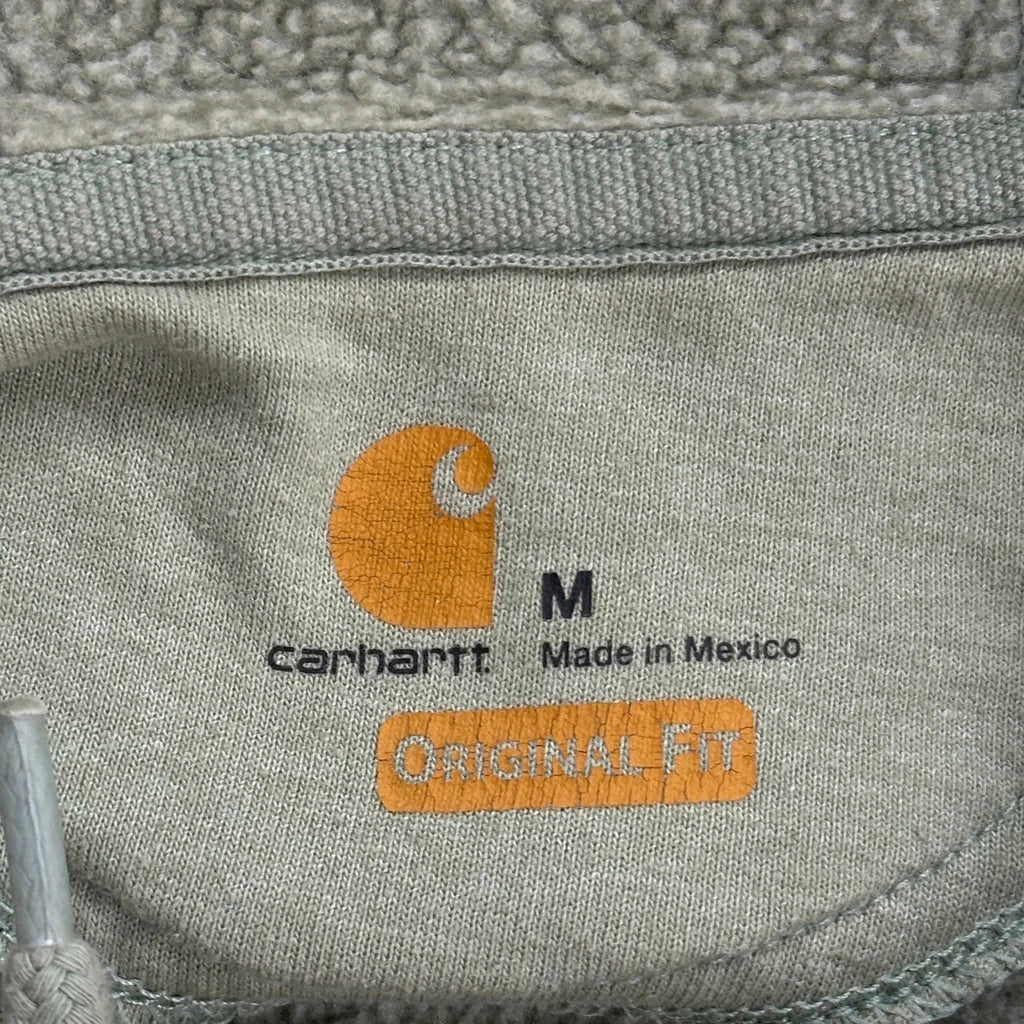 Original Fit Carhartt Hoodie - Medium Green Cotton - Image 3