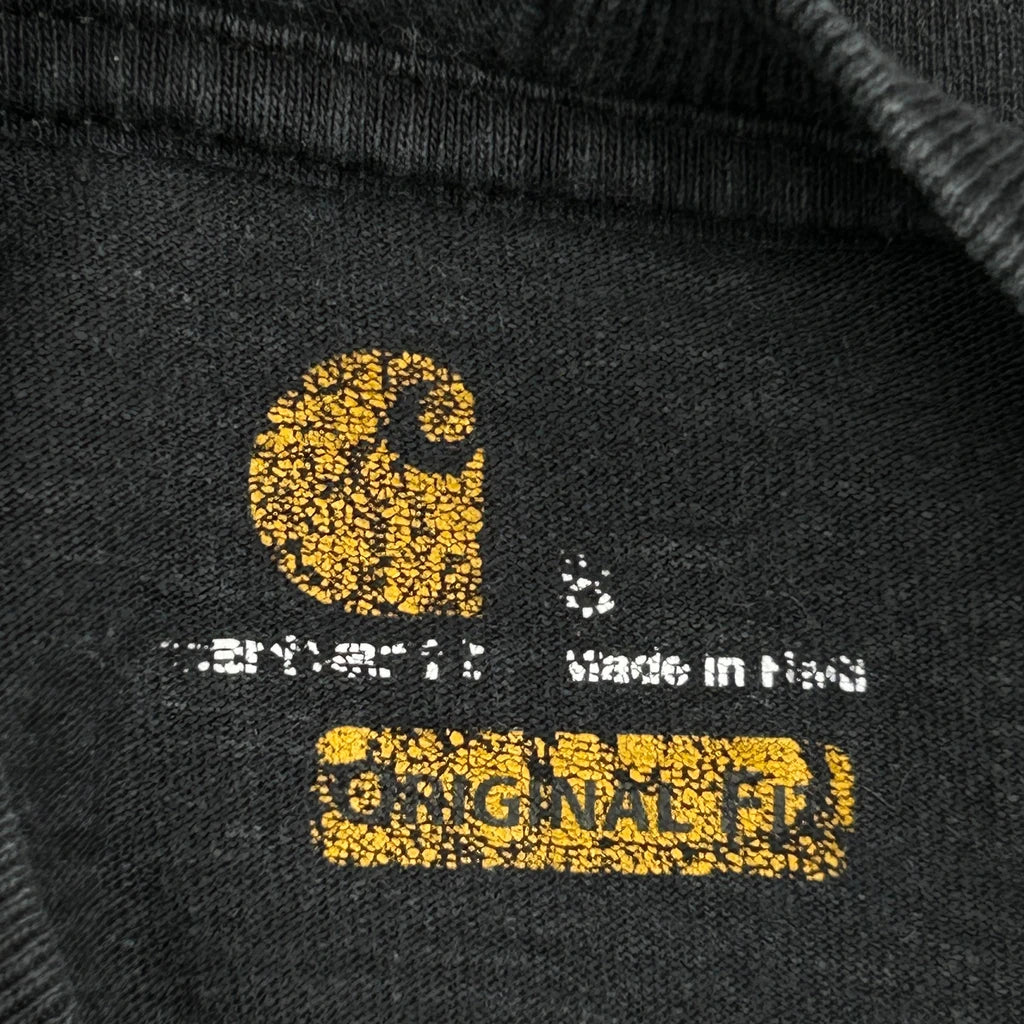 Original Fit Carhartt Spellout T-Shirt - Small Black Cotton - Image 3