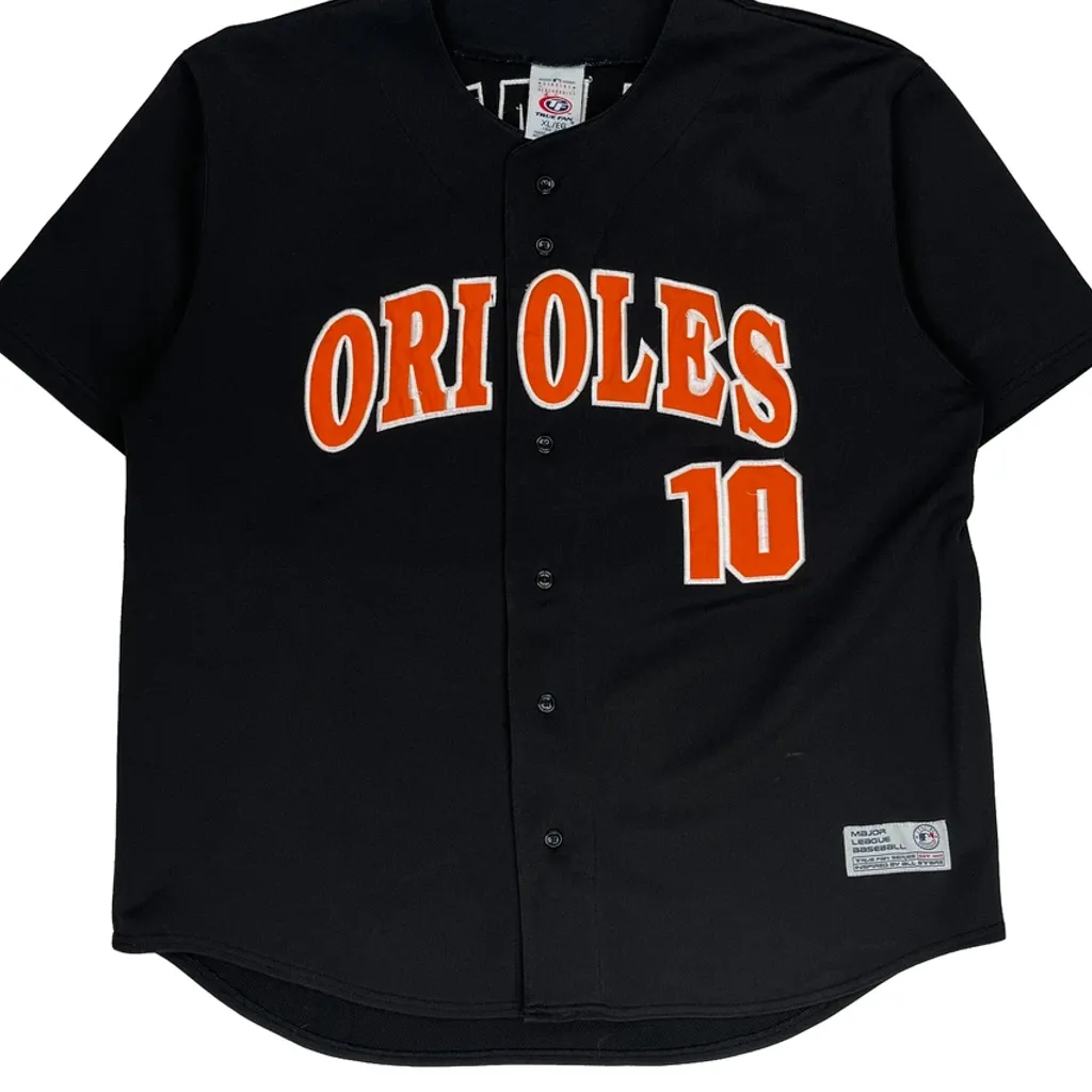 Orioles Mlb Jersey - XL Black Polyester - Image 4