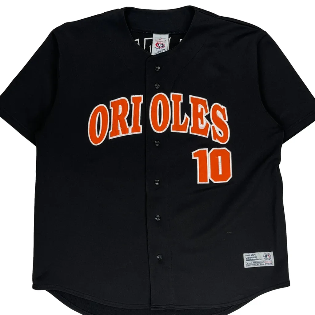 Orioles Mlb Jersey - XL Black Polyester - Image 5