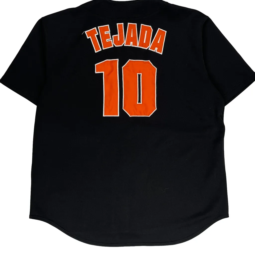 Orioles Mlb Jersey - XL Black Polyester - Image 6