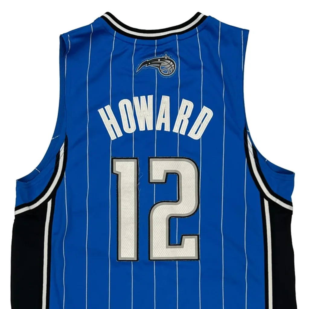 Orlando Magic Adidas Pinstripe Jersey - Medium Blue Polyester - Image 6