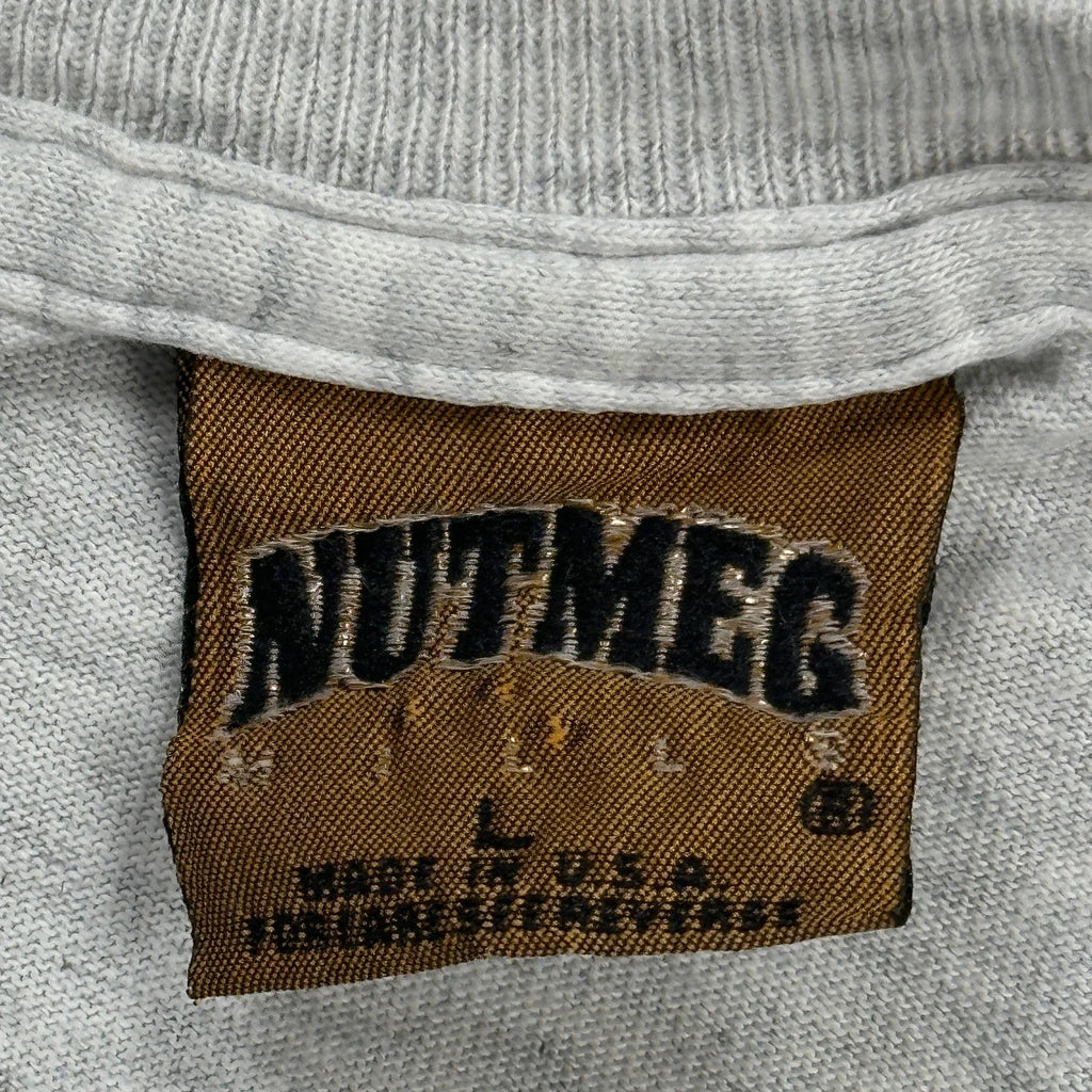 Orlando Magic Nutmeg Graphic T-Shirt - Large Grey Cotton - Image 3
