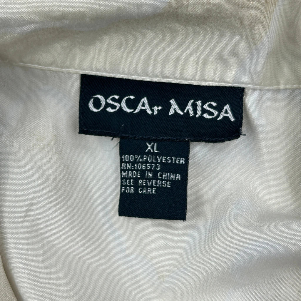 Oscar Misa Hawaiian Shirt - XL Blue Polyester - Image 3