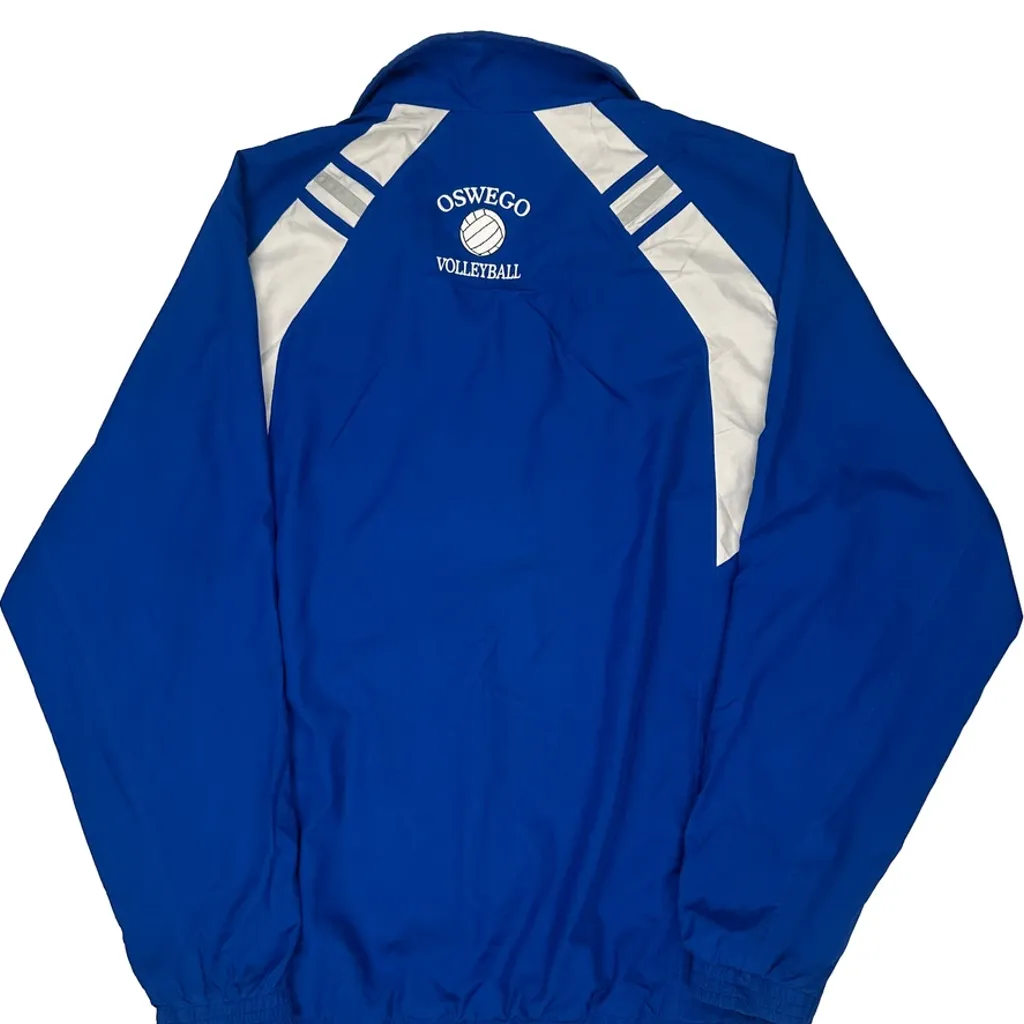 Oswego Volleyball Adidas Track Jacket - Medium Blue Polyester - Image 6