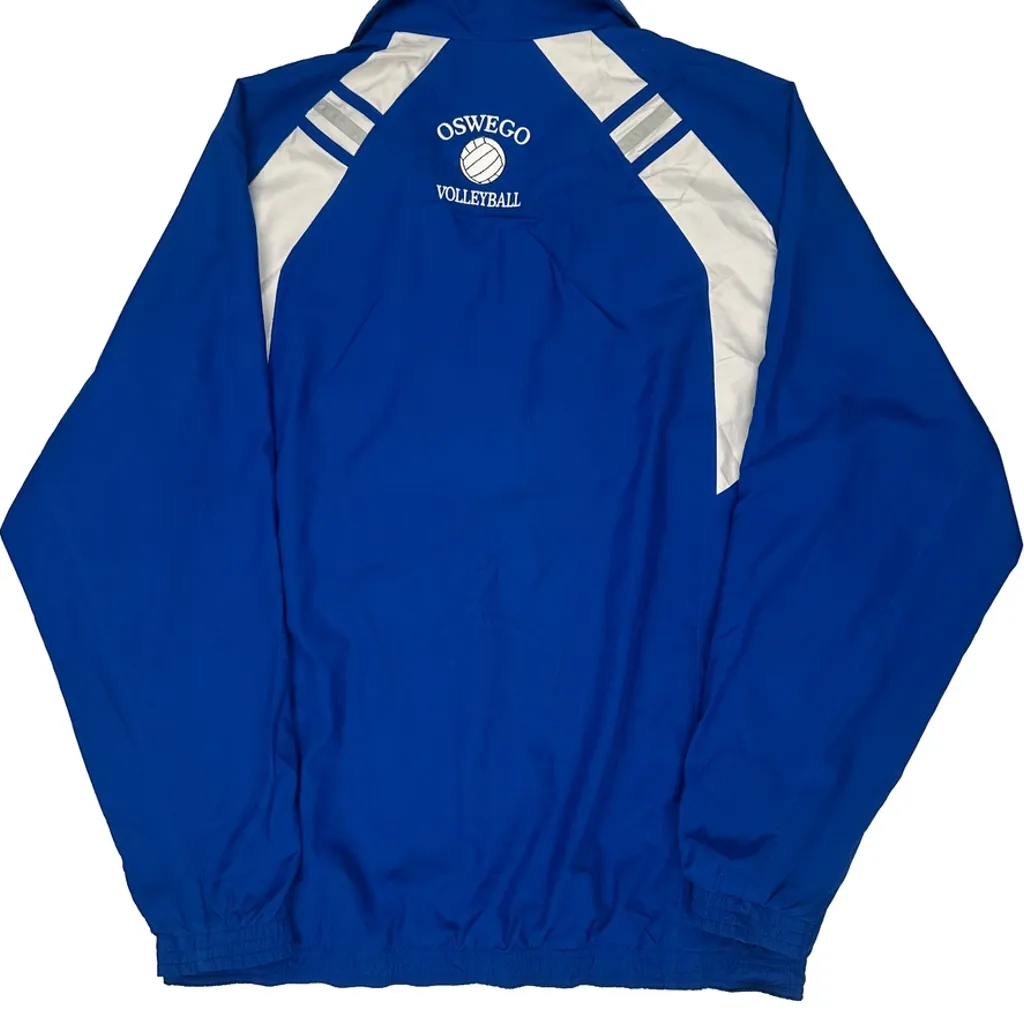 Oswego Volleyball Adidas Track Jacket - Medium Blue Polyester - Image 7