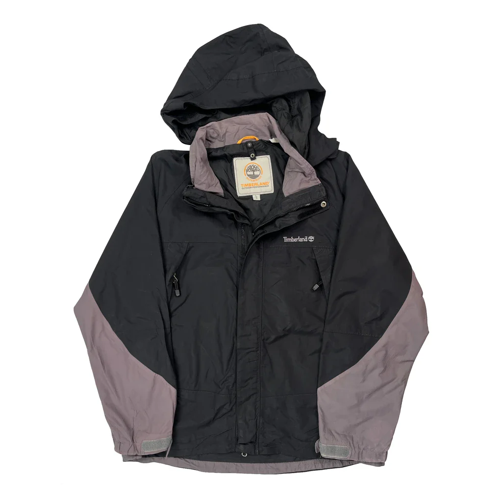 Outdoor Performance Timberland Waterproof Jacket - Large Black Polyester