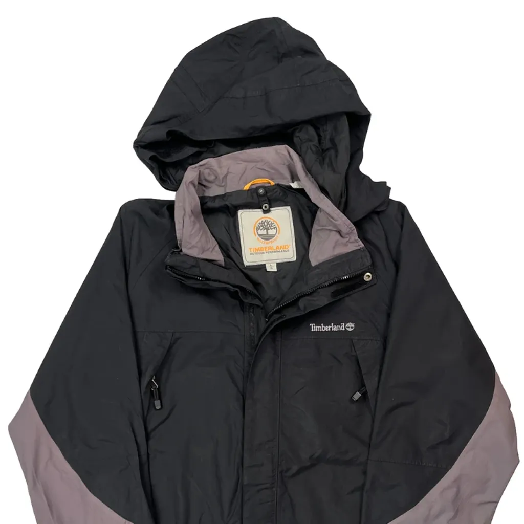 Outdoor Performance Timberland Waterproof Jacket - Large Black Polyester - Image 4