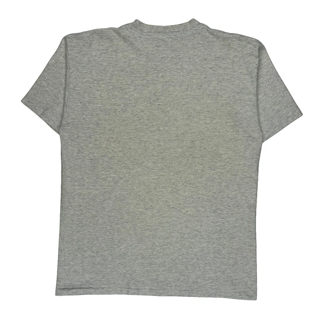 Outer Banks North Carolina Prairie Mountain Single Stitch T-Shirt - Large Grey Cotton - Image 2