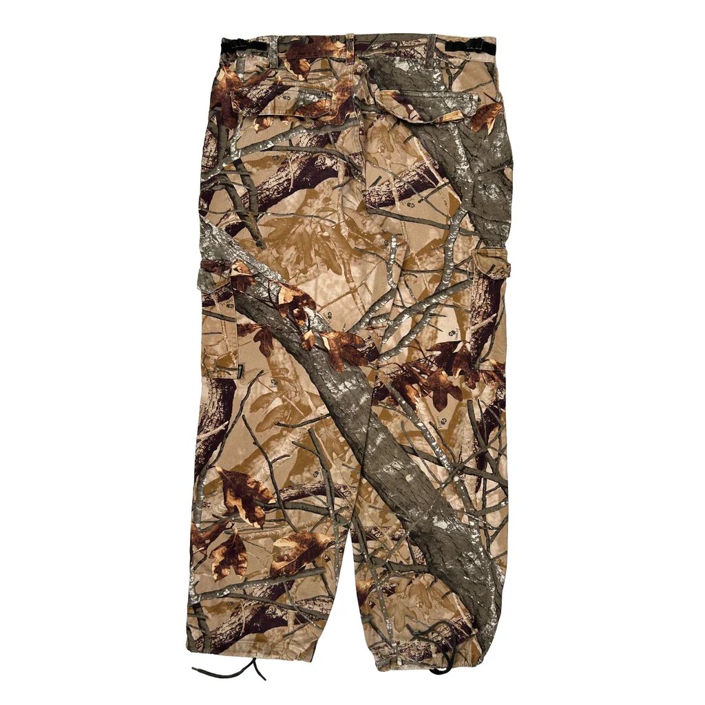 Outfitters Ridge Cargo Trousers - 36W 31L Camo Cotton