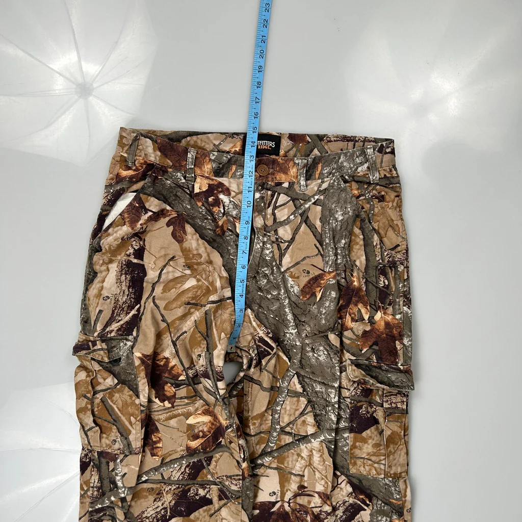 Outfitters Ridge Cargo Trousers - 36W 31L Camo Cotton - Image 4