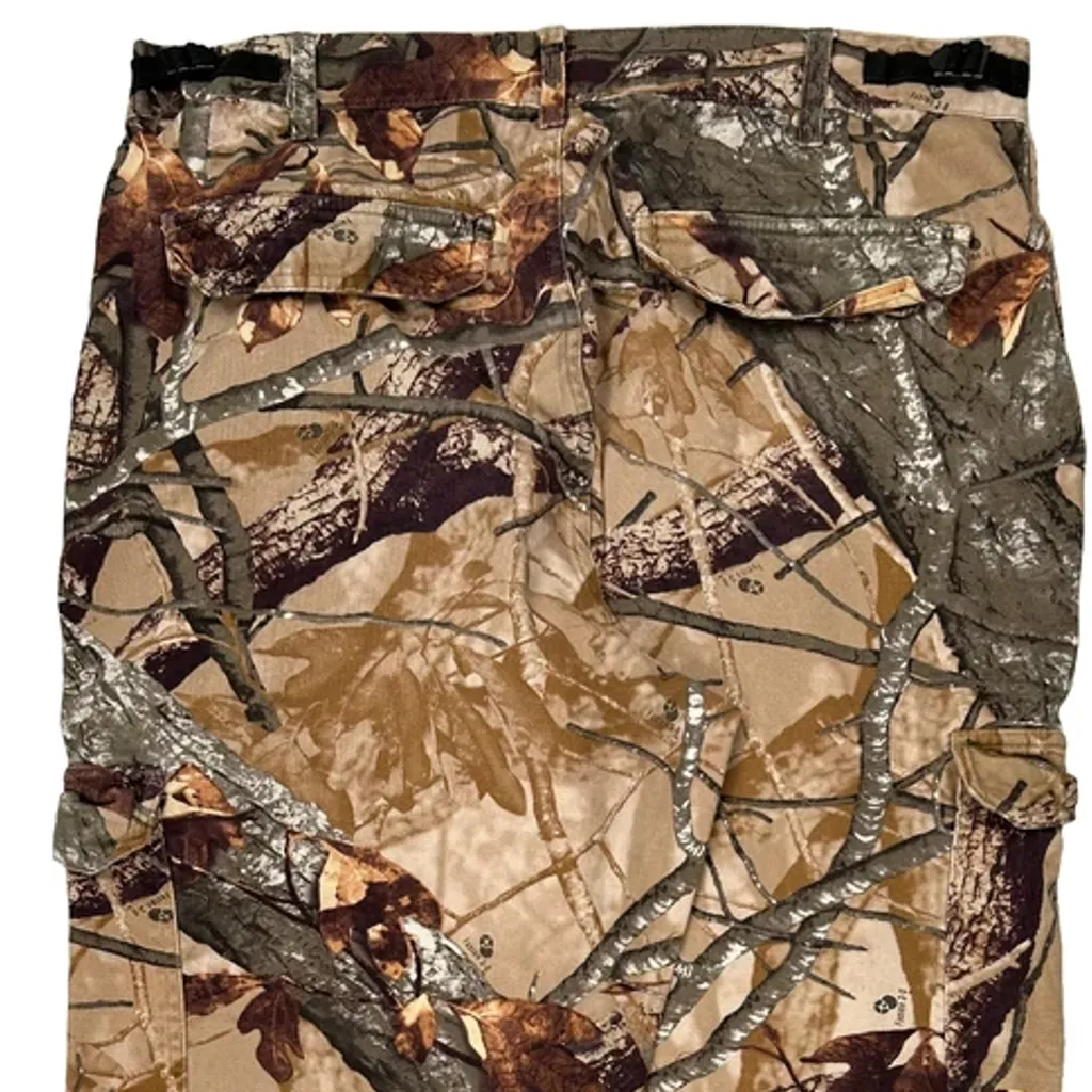 Outfitters Ridge Cargo Trousers - 36W 31L Camo Cotton - Image 7