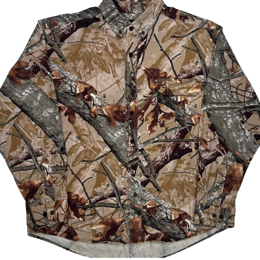 Outfitters Ridge Flannel Shirt - XL Camo Cotton - Image 4