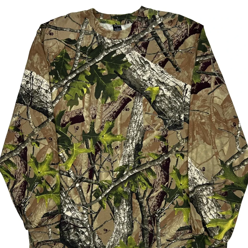 Outfitters Ridge Camo Long Sleeve T-Shirt - XL Camo Cotton - Image 5