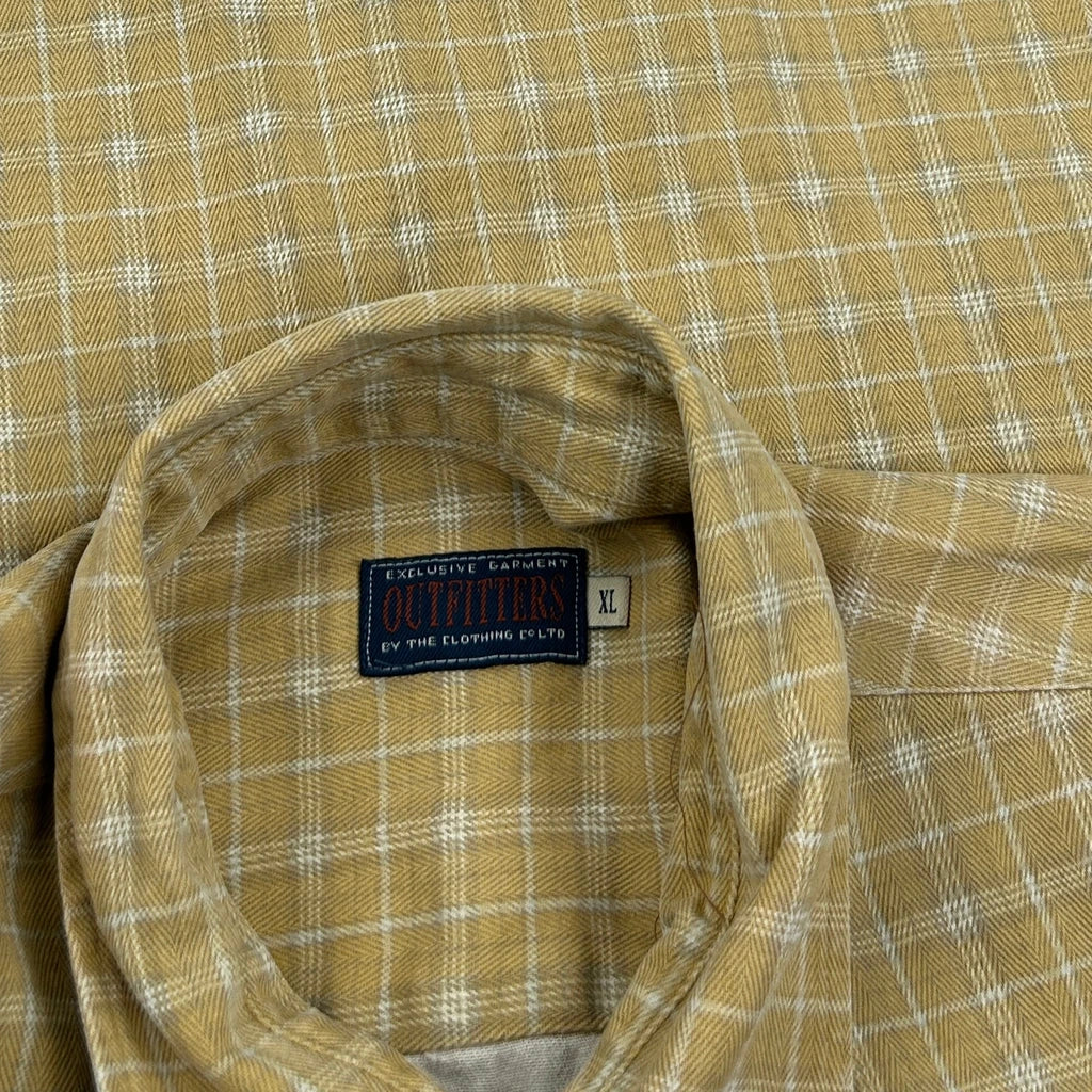 Outfitters Checked Shirt - XL Yellow Cotton - Image 3