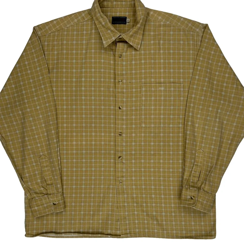 Outfitters Checked Shirt - XL Yellow Cotton - Image 5