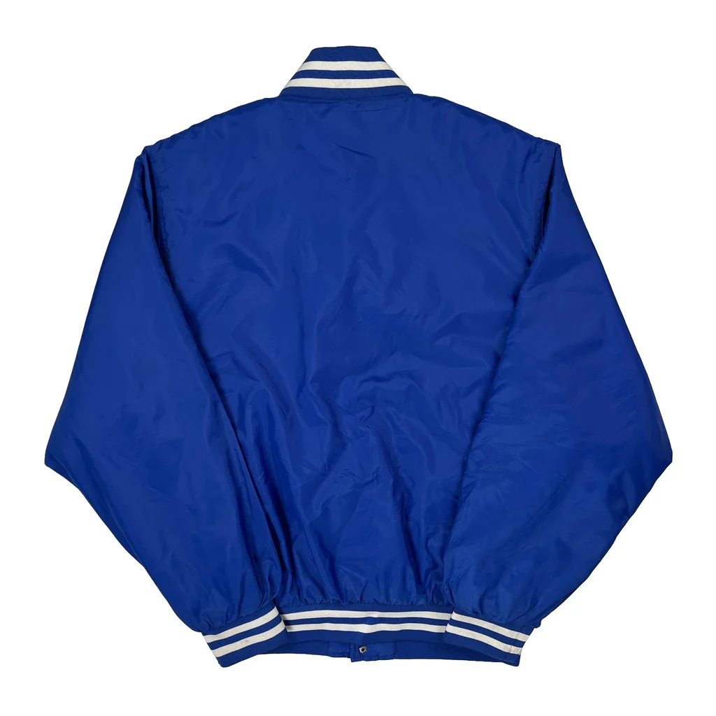 Outman Baseball Holloway Varsity Jacket - Medium Blue Nylon - Image 2