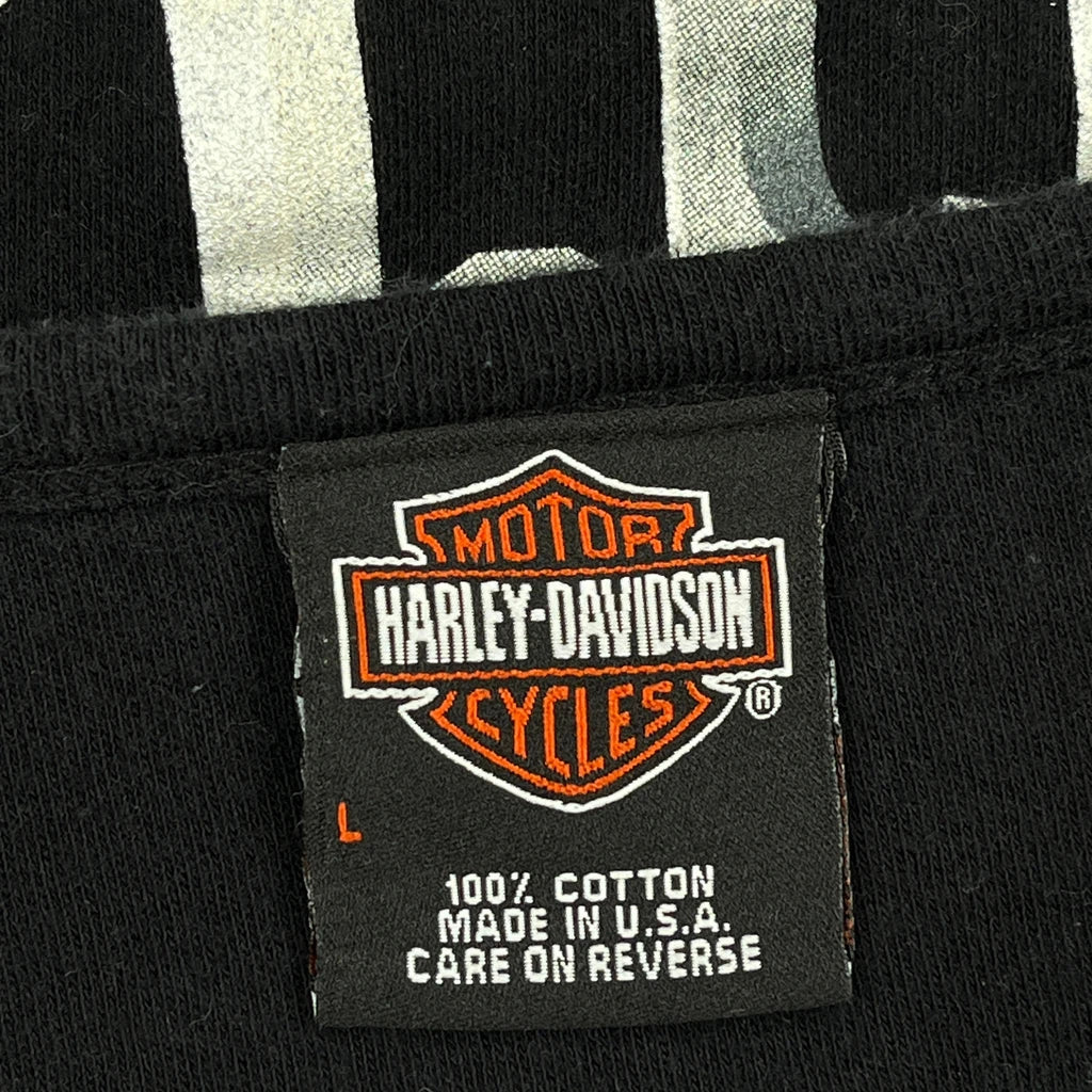 Oxford Harley-Davidson 3Rd Birthday Party Harley Davidson Graphic T-Shirt - Large Black Cotton - Image 3
