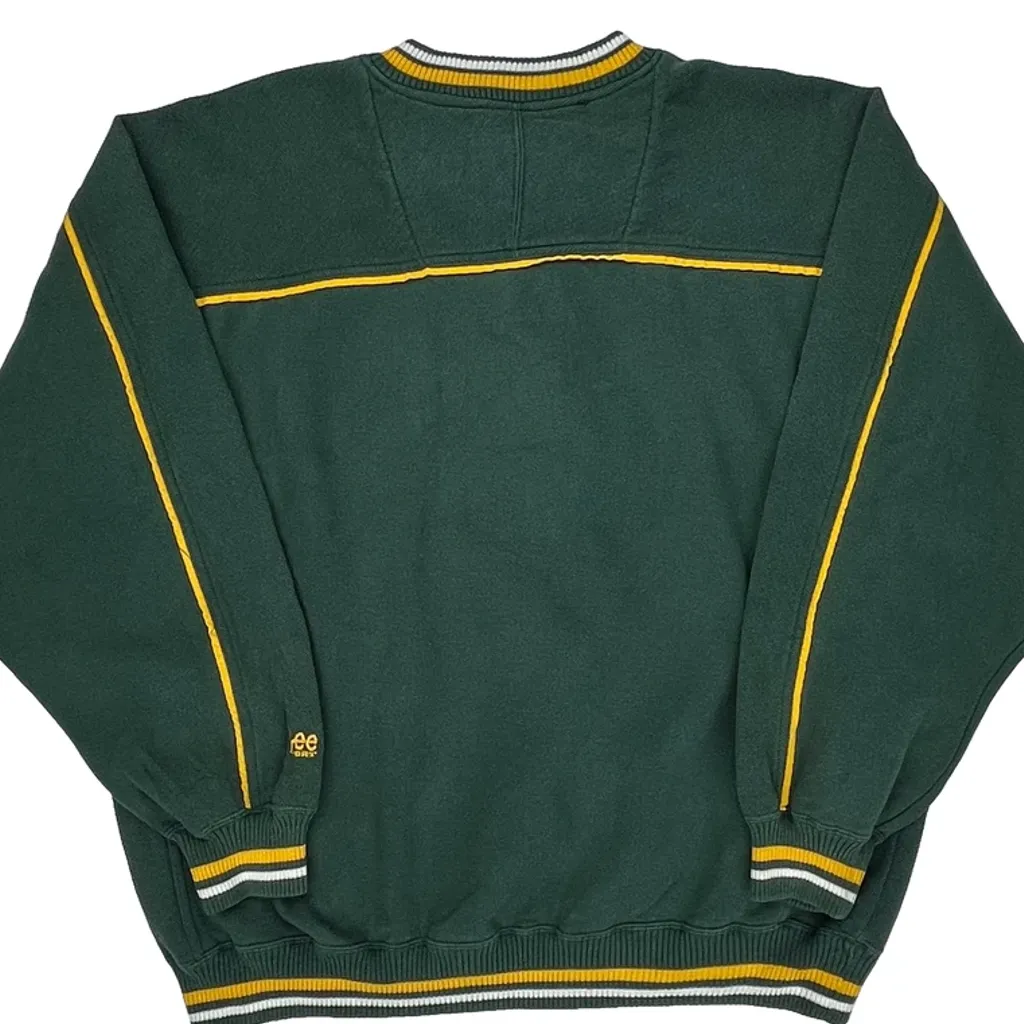 Packers Lee Football Sweatshirt - Large Green Cotton - Image 6