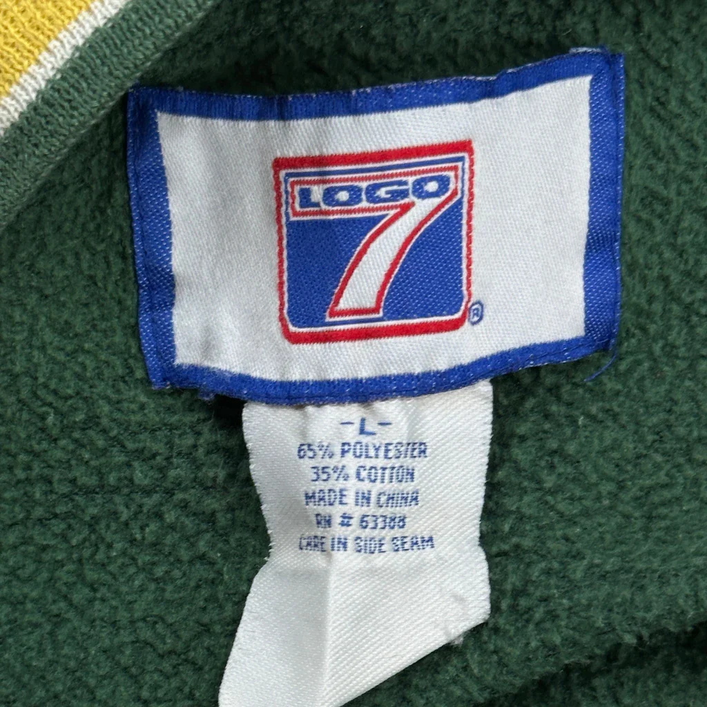 Packers Logo 7 Nfl Sweatshirt - Large Green Polyester Blend - Image 3