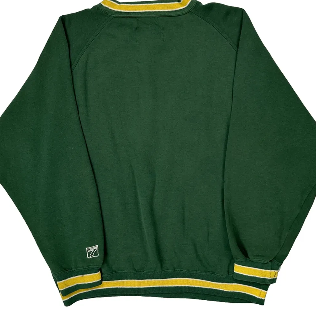 Packers Logo 7 Nfl Sweatshirt - Large Green Polyester Blend - Image 7