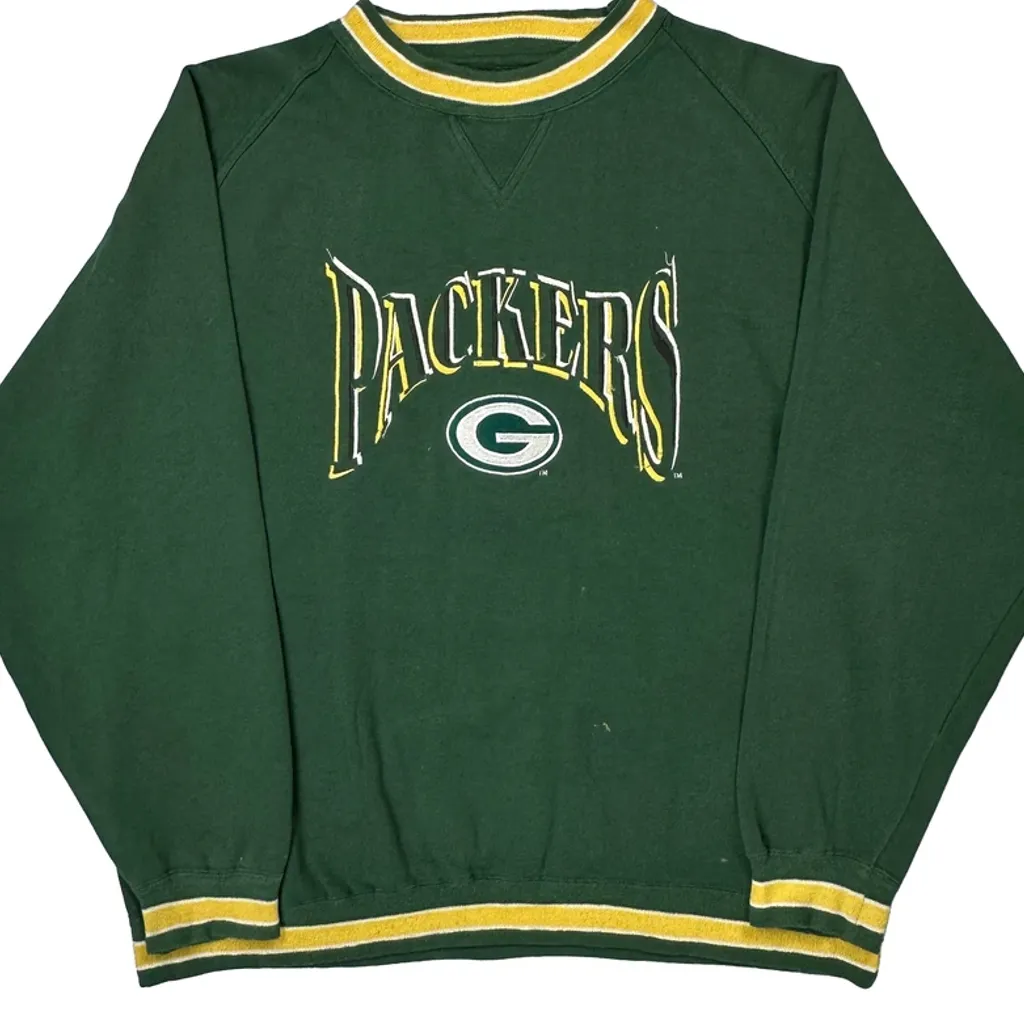 Packers Logo 7 Nfl Sweatshirt - XL Green Polyester Blend - Image 5