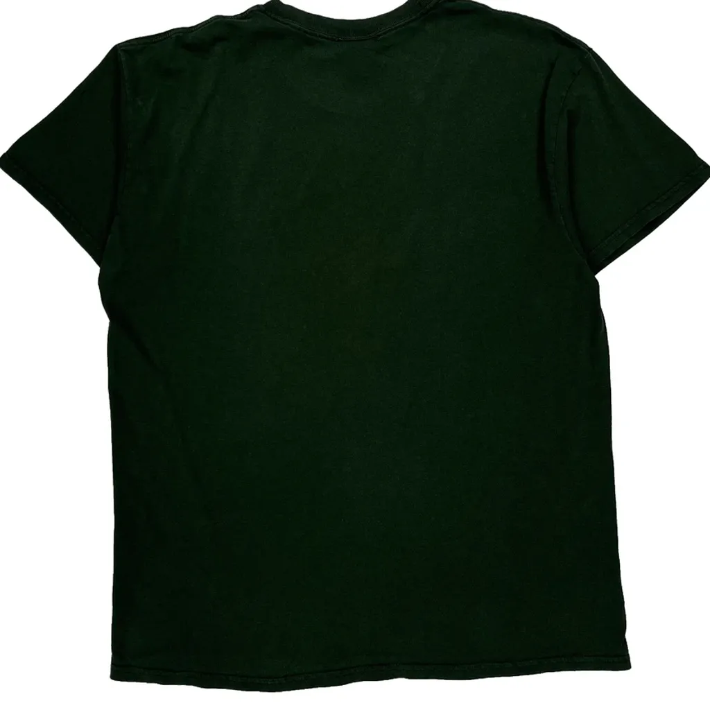 Packers Majestic Football T-Shirt - Large Green Cotton - Image 7