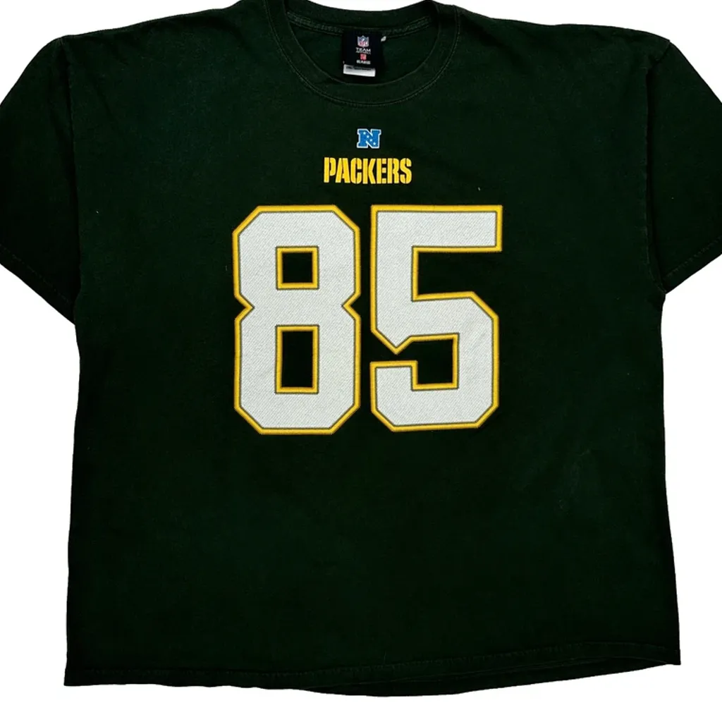 Packers N.F.L. Team Apparel Football Shirt - 2XL Green Cotton - Image 4