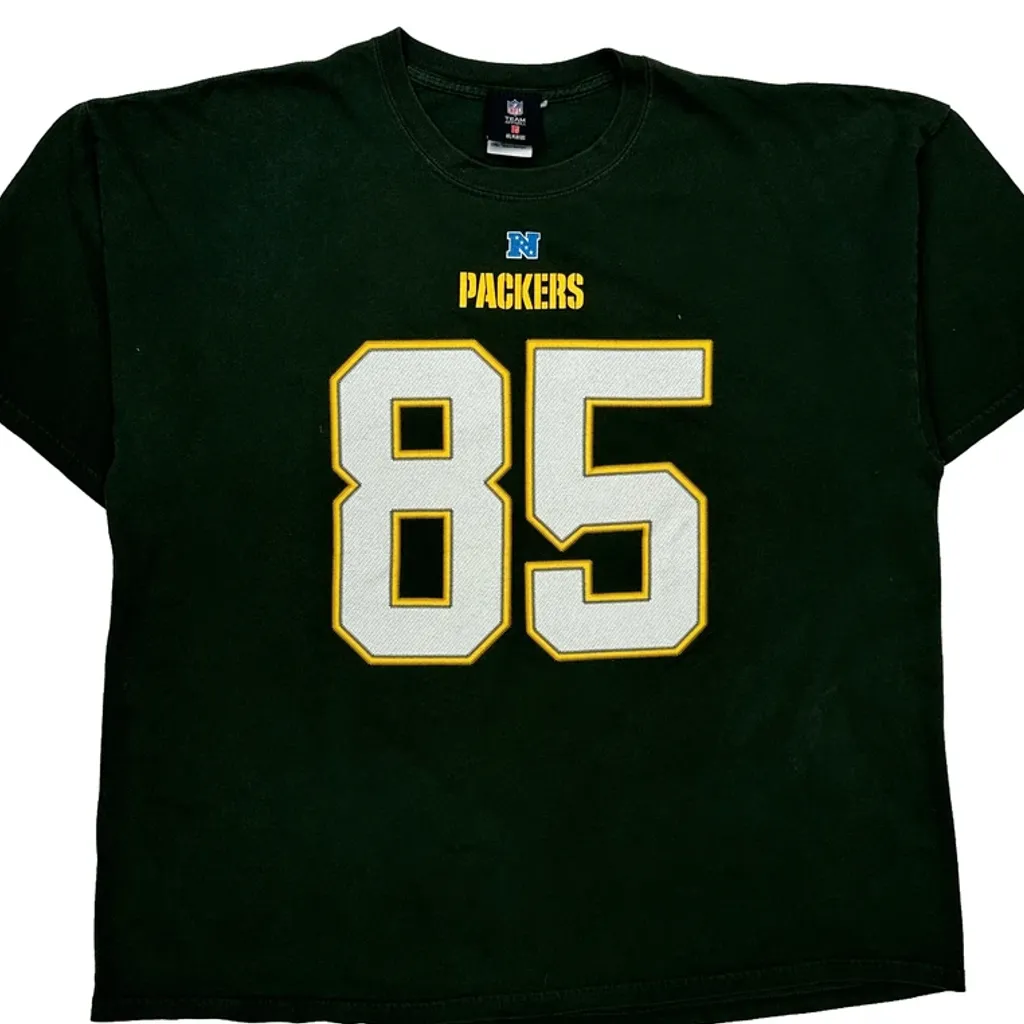 Packers N.F.L. Team Apparel Football Shirt - 2XL Green Cotton - Image 5