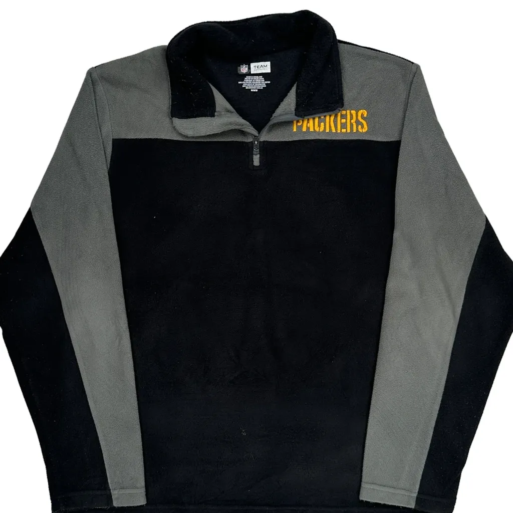 Packers Nfl Football Fleece - Medium Black Polyester - Image 5