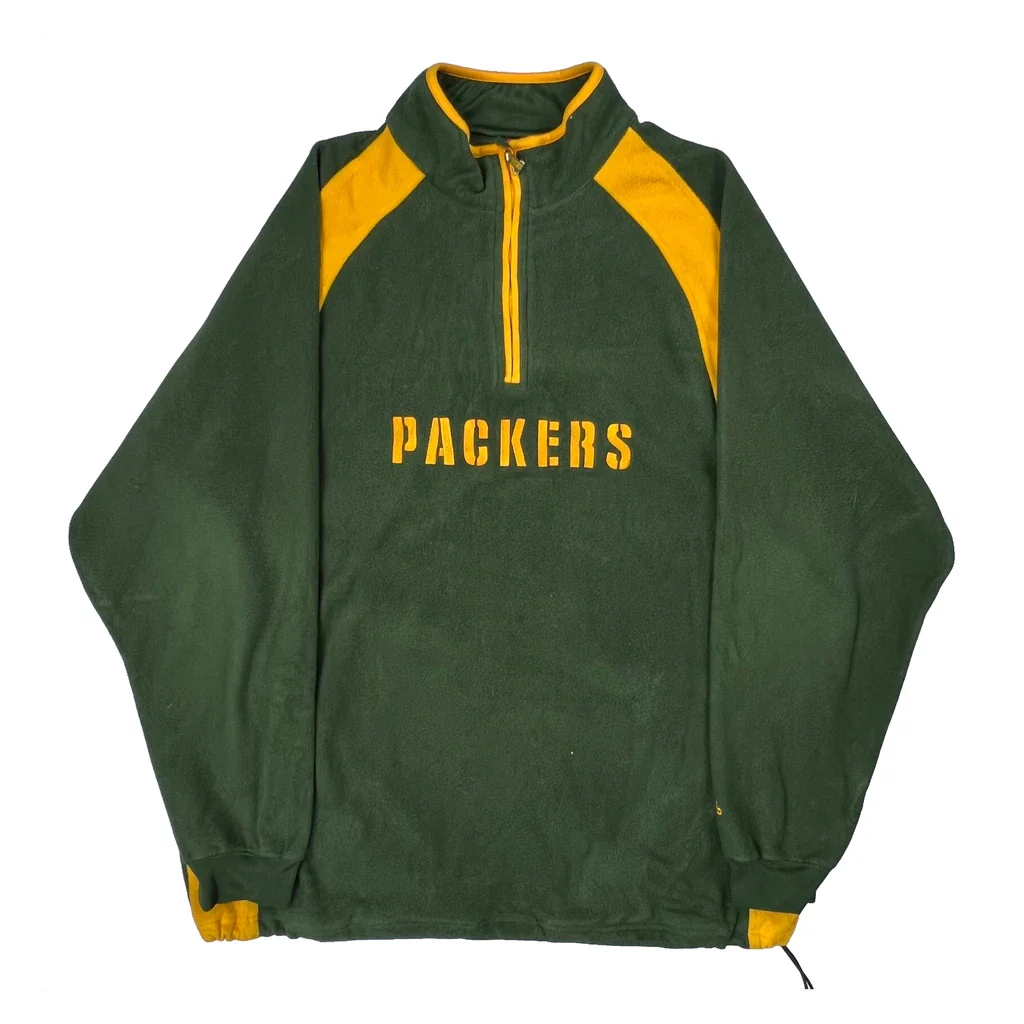 Packers Nfl Football Fleece - Large Green Polyester