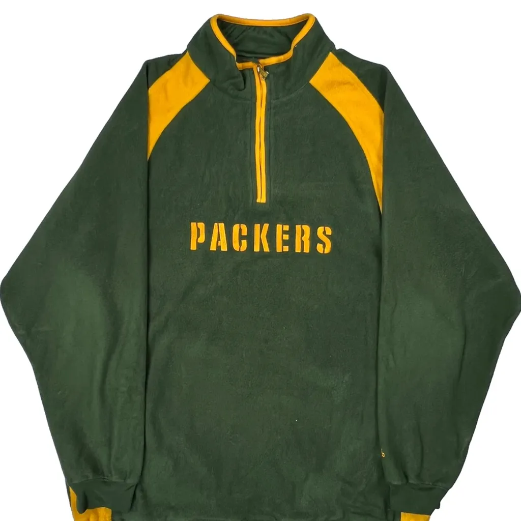 Packers Nfl Football Fleece - Large Green Polyester - Image 6