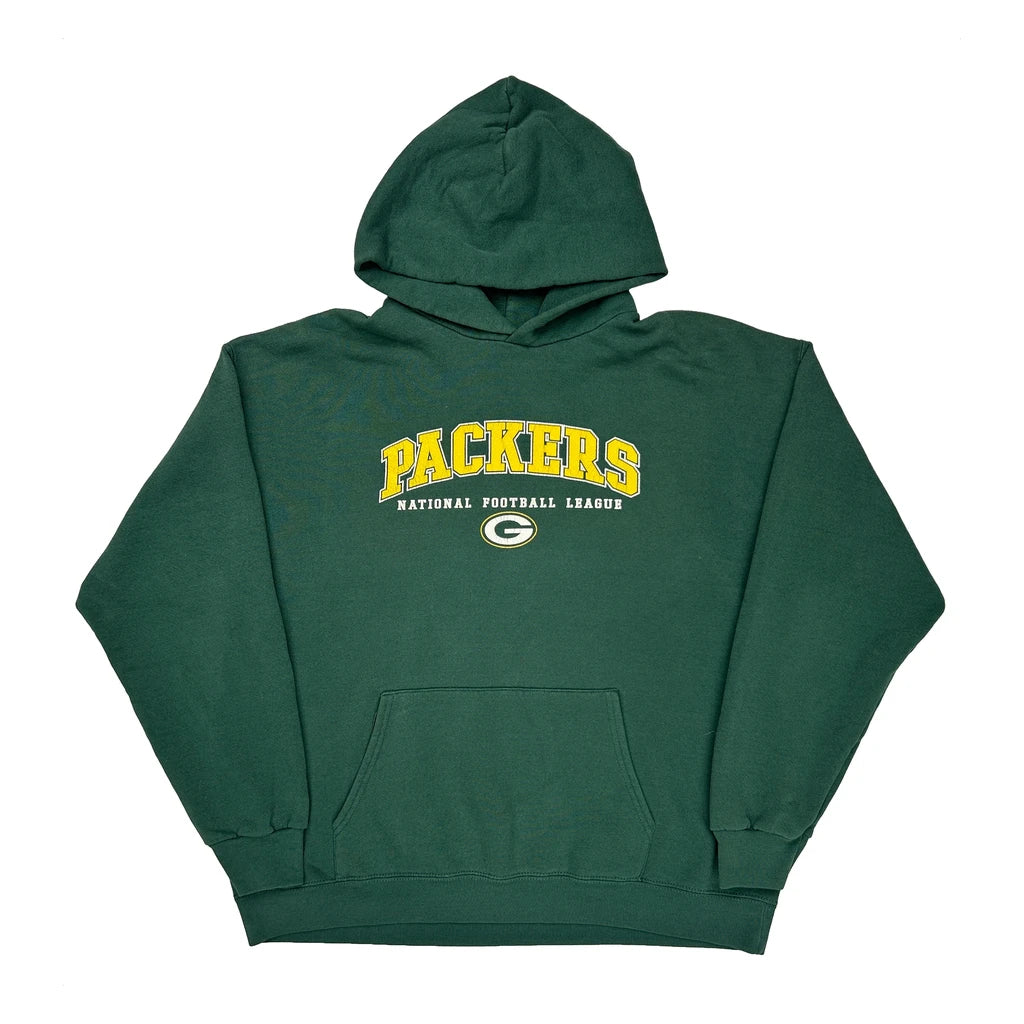 Packers NFL Hoodie - Medium Green Cotton