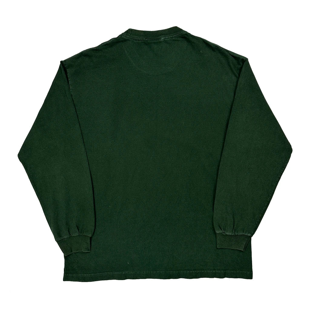 Packers Nfl Long Sleeve T-Shirt - XL Green Cotton - Image 2