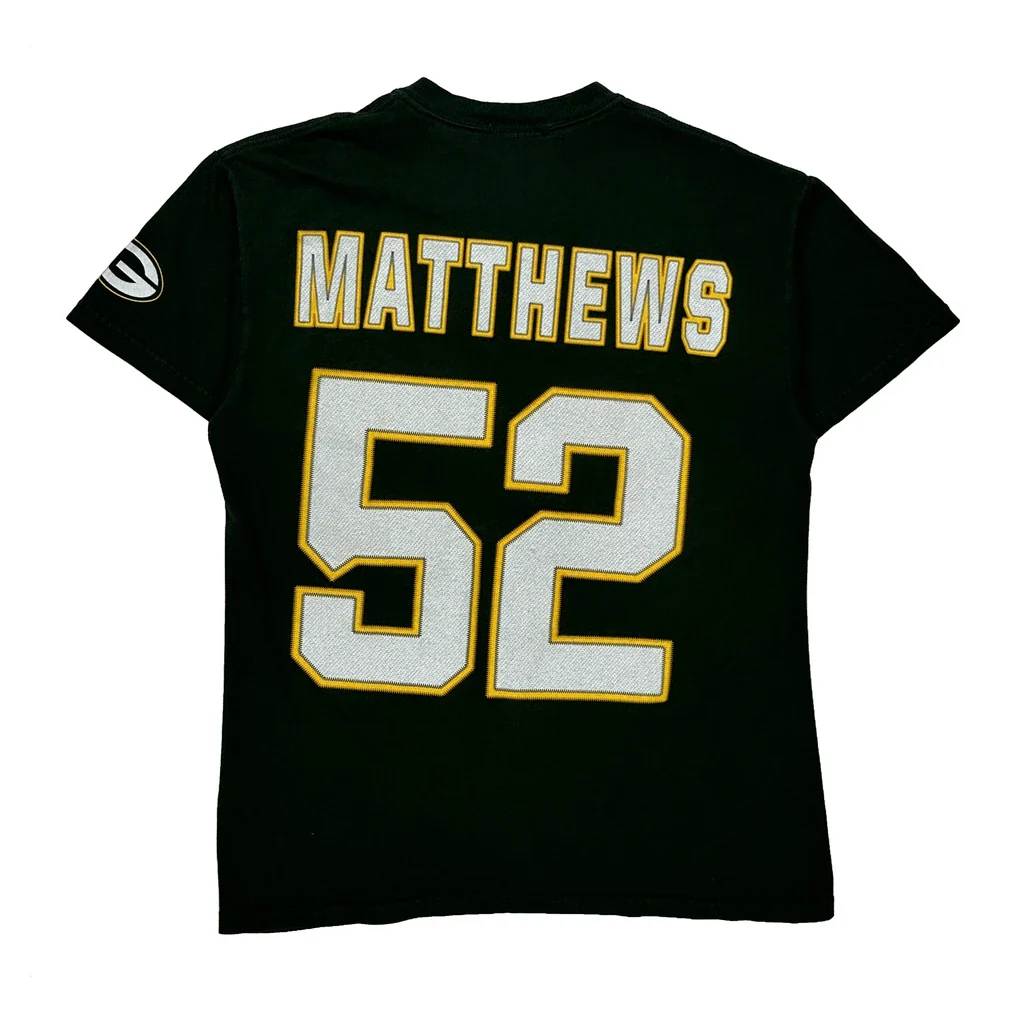 Packers Nfl T-Shirt - Medium Black Cotton - Image 2