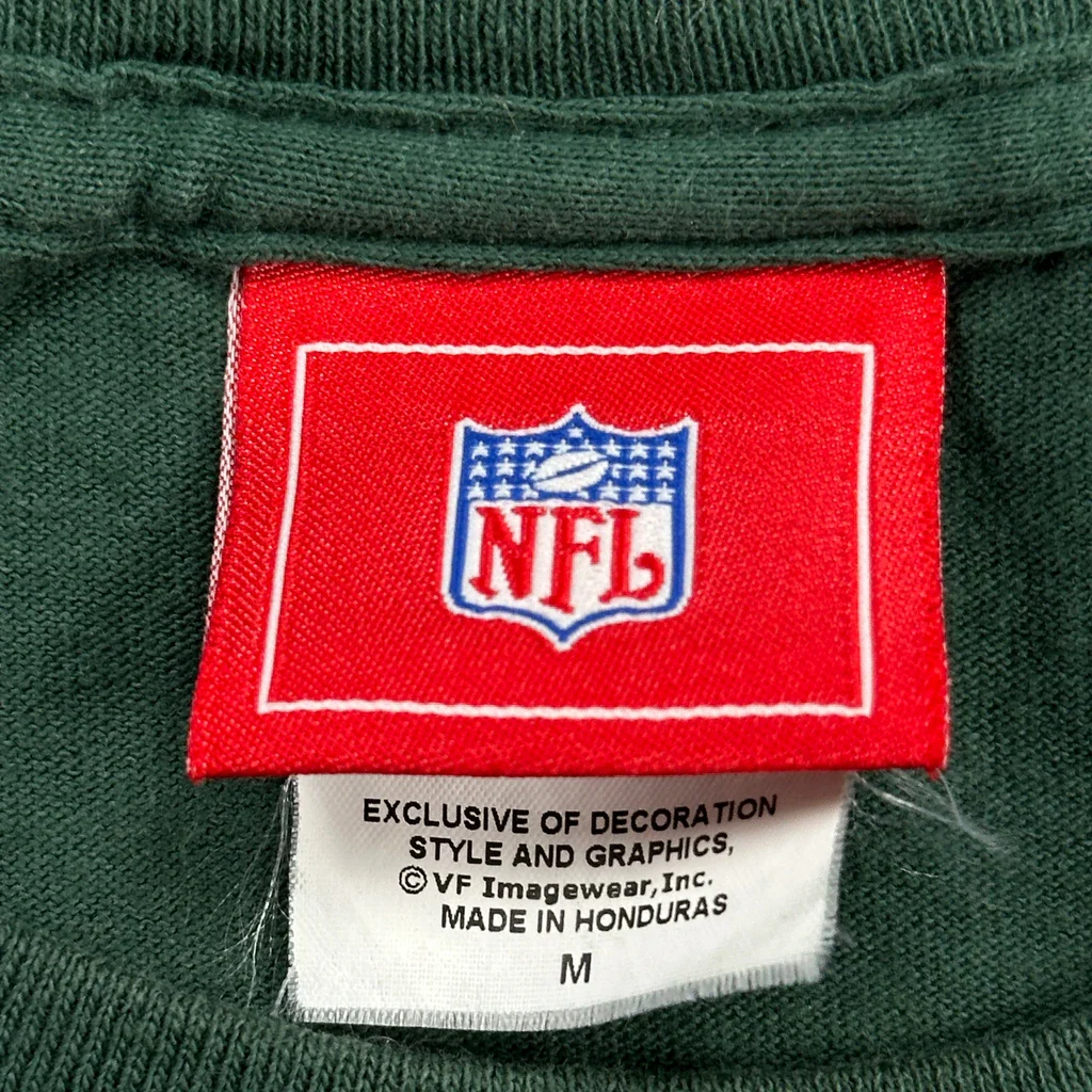 Packers Nfl Football T-Shirt - Medium Green Cotton - Image 3