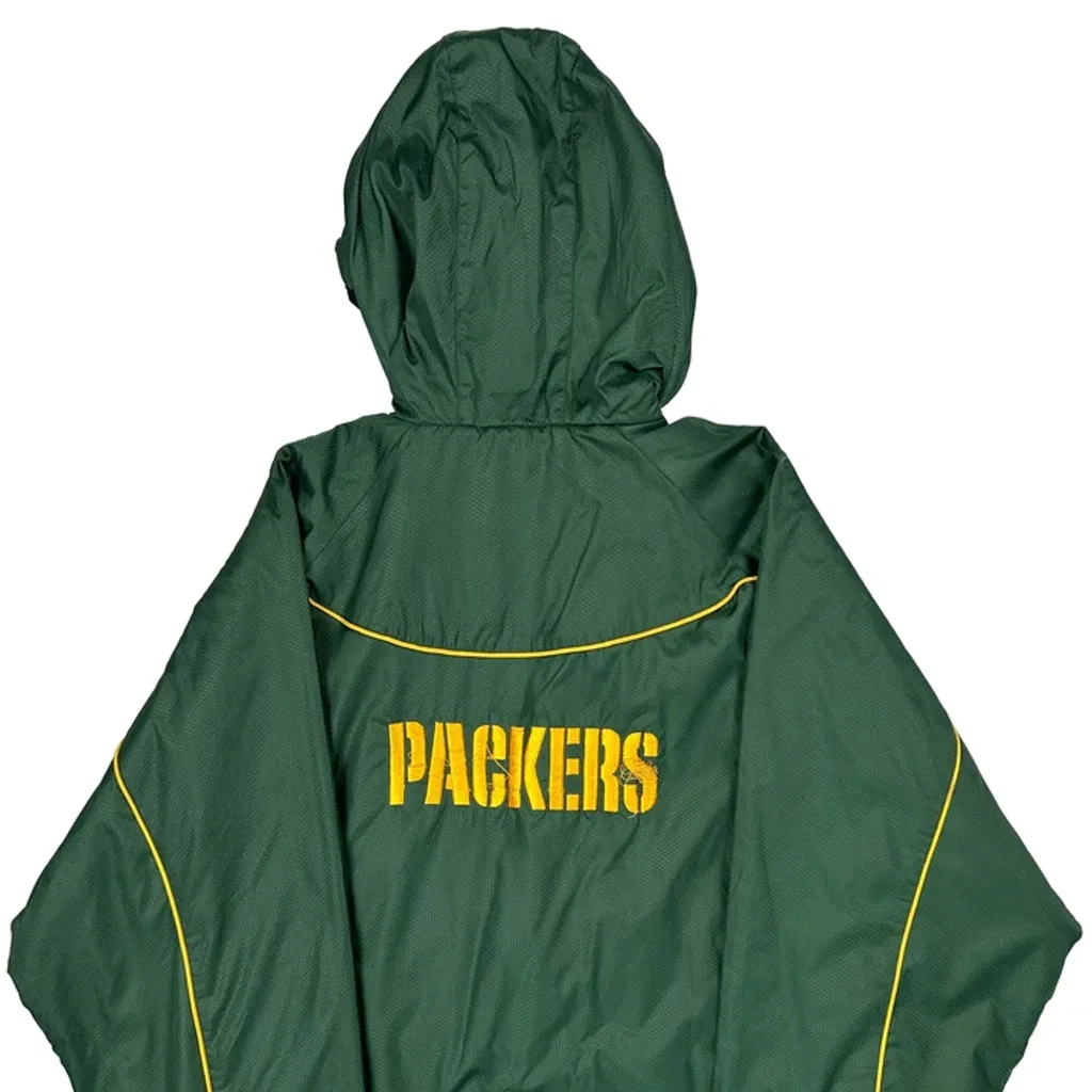 Packers Nfl Football Windbreaker - Medium Green Polyester - Image 6