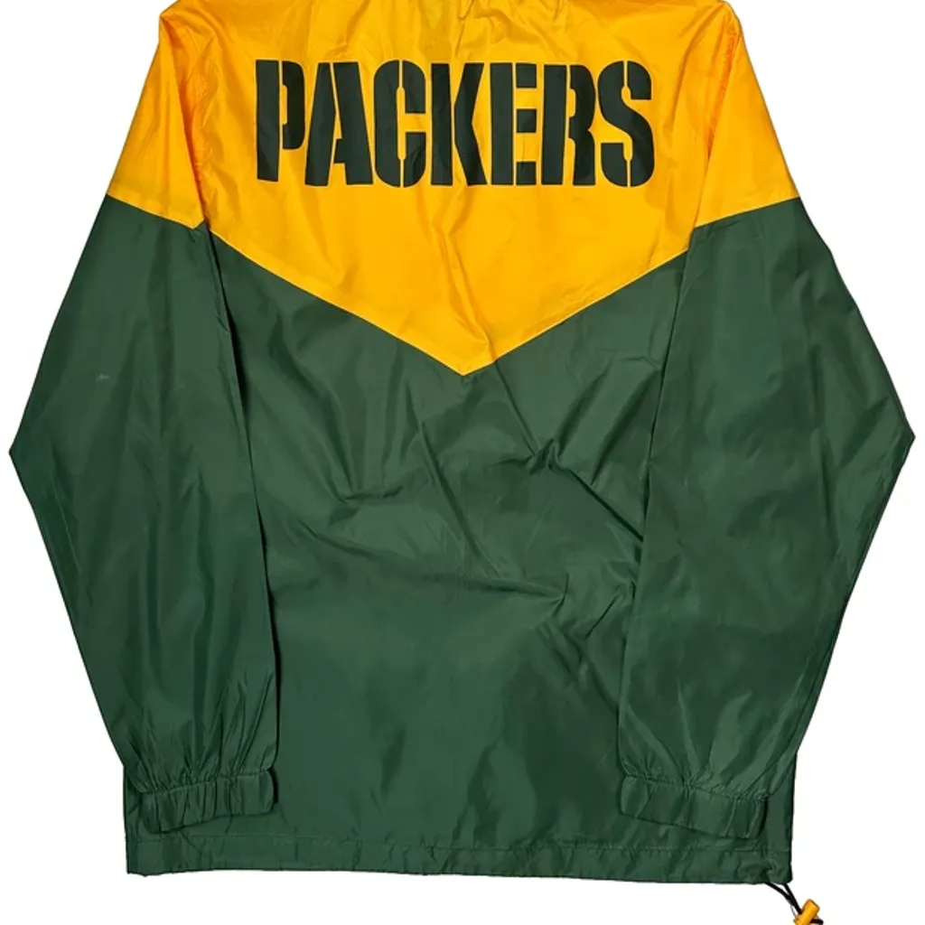 Packers Nfl Football Windbreaker - Small Green Polyester - Image 6