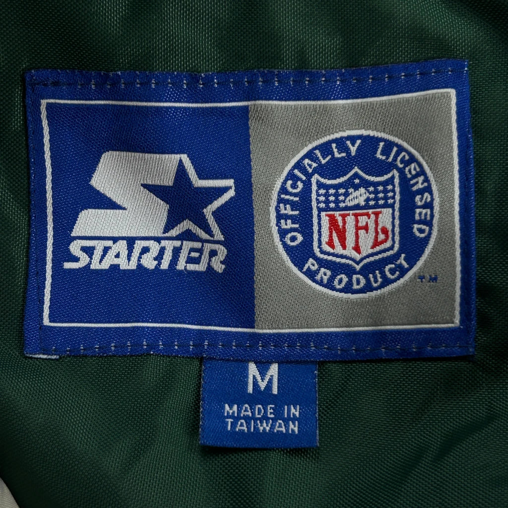 Packers Starter Football Anorak - Medium Green Polyester - Image 3